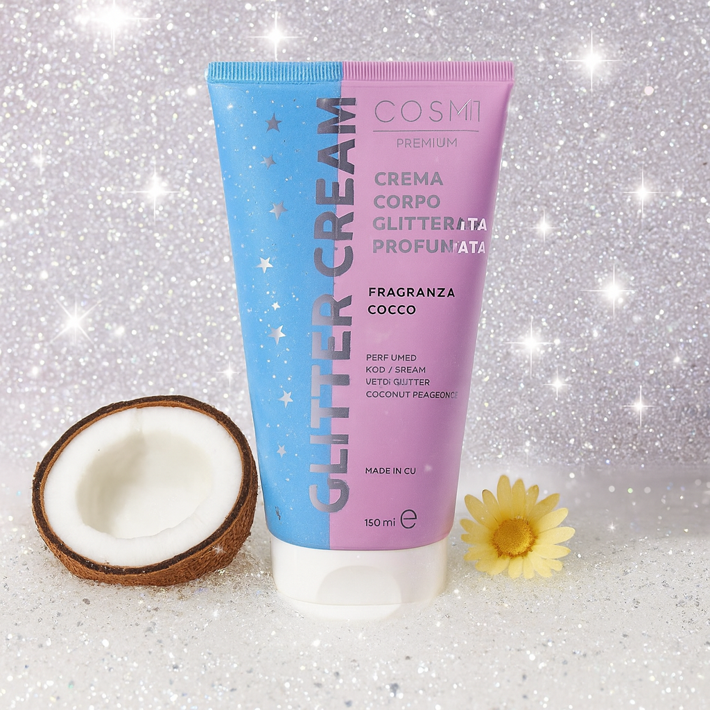 Crème corporelle Pailleté à la Coco | COSMI Premium 150ml