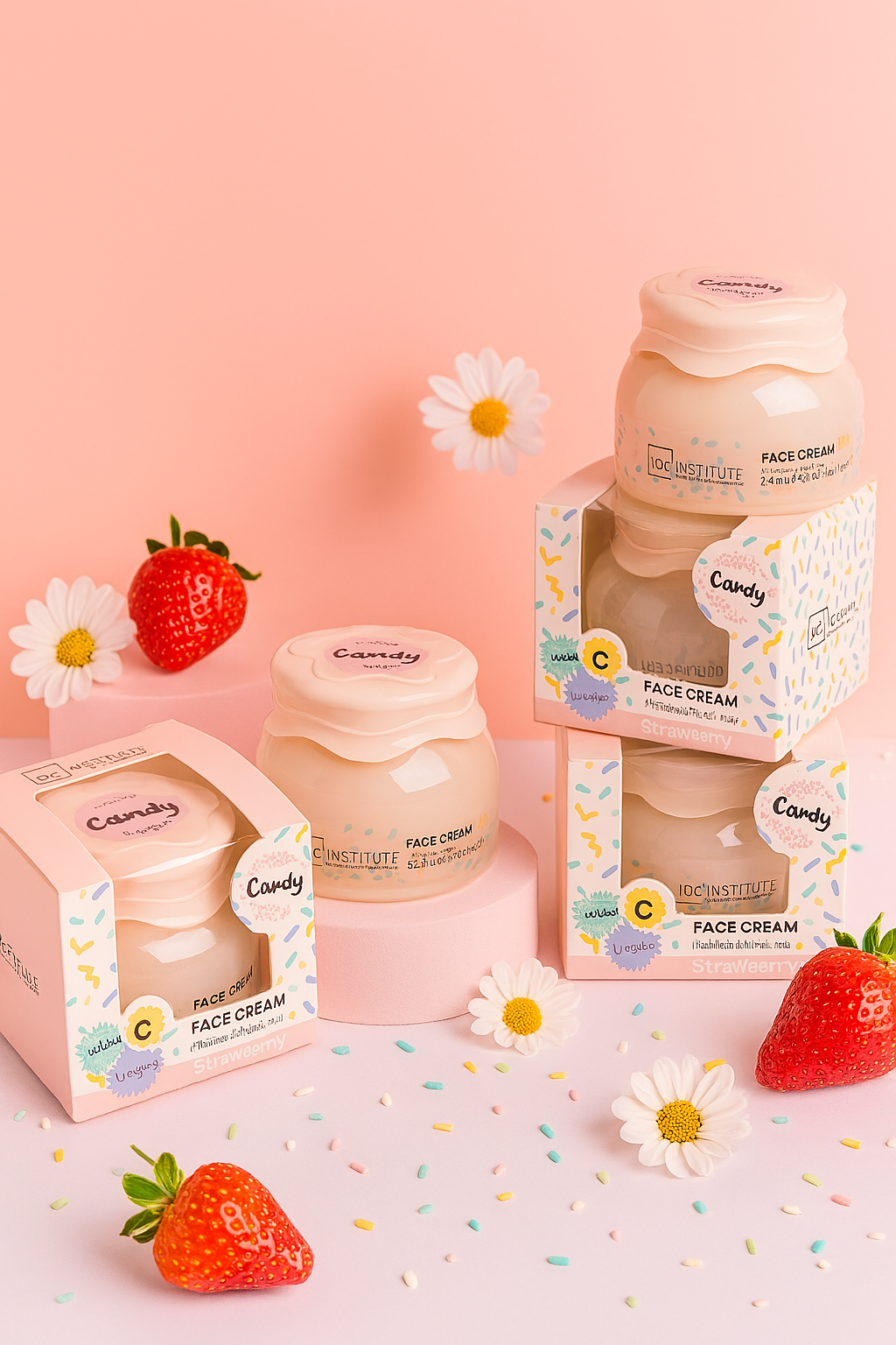 Crème pour le visage - Candy Fraise 50 ml