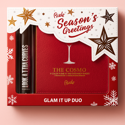 Coffret Glam It Up Duo “The Cosmo” | Rude Cosmetics