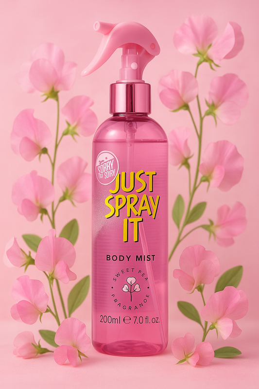 Brume Parfumée Just Spray It – Sweet Pea | So…? Sorry Not Sorry – 200 ml