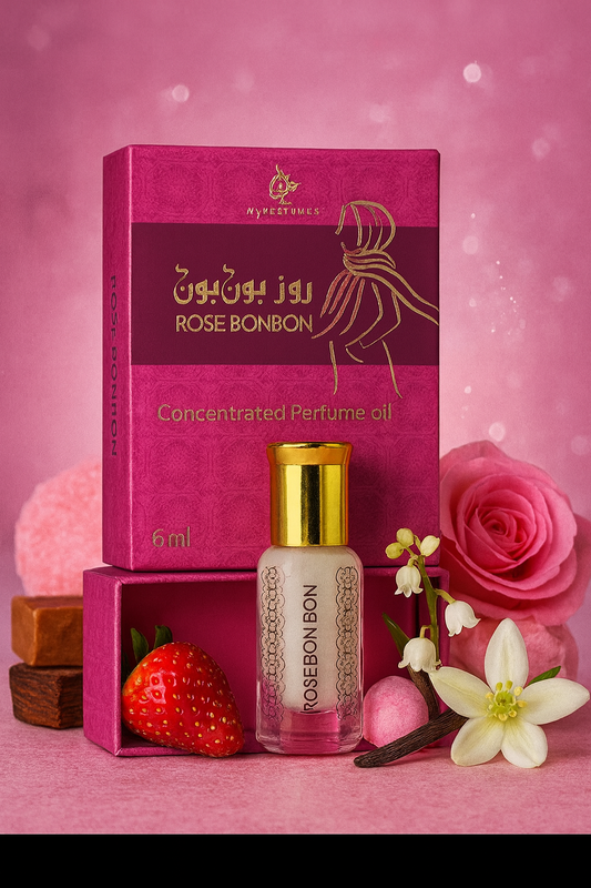Musc Rose Bonbon – Huile de Parfum Concentrée (6ml)