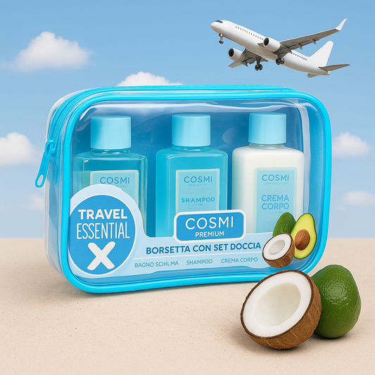 Set de Bain Complet Coco Avocado | Cosmi Premium – Gamme Travel