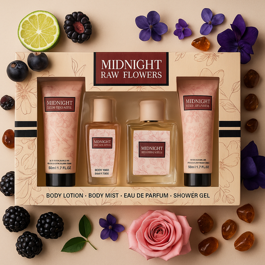 Coffret Parfumé - Midnight Raw Flowers | VV Love