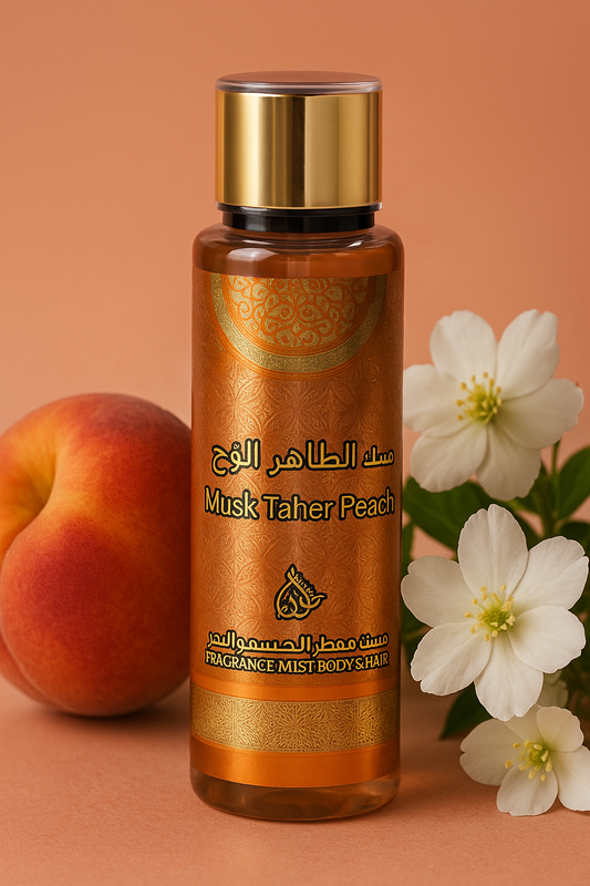 Musk Taher Peach – Brume Parfumée Corps & Cheveux